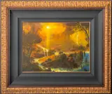 Dale Terbush, And the Light Then Danced Forever, Acrylic on Masonite