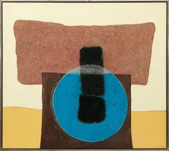 Enrico Donati, Anvil, 1967, Oil And Sand Mixed Media on Canvas