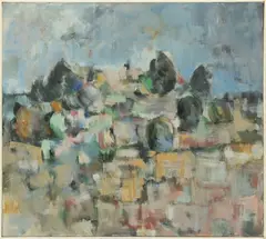 Mari Blumenau Lyons, Quarry Landscape, Oil on Canvas