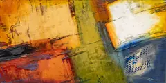 Pietro Adamo, Untitled, Acrylic on Board. Abstract