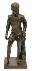 François Joseph Bosio, King Henry IV Enfant, Bronze Sculpture