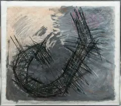 William Antonow, Abstract Composition, 1985, Acrylic, Gouche, Charcoal And Graphite on Paper