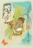 The Overseer, from Ivanhoe by Salvador Dalí, Lithograph in Colors on Wove Paper, sold May 2025