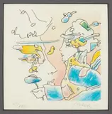 Peter Max, Cosmic Holiday, Lithograph in Colors on Paper