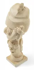 Marshall Fredericks, Baboon of the Theatre Playing a Ham, 1940, Plaster Sculpture
