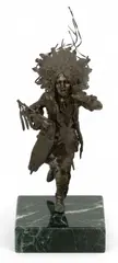 Indian Chief by Carl Kauba, Patinated Bronze Sculpture, offered May 2025