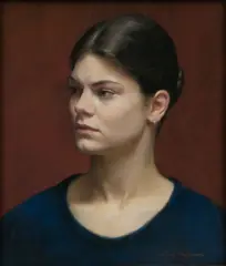 Gary David Hoffmann, Portrait of a Young Dancer, circa 1973, Pastel on Paper