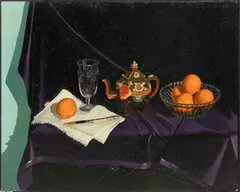 Still Life by Gary David Hoffmann, 1971, Oil on Canvas, sold May 2025