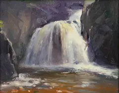 Gary David Hoffmann, Hidden Falls, 1978, Oil on Canvas