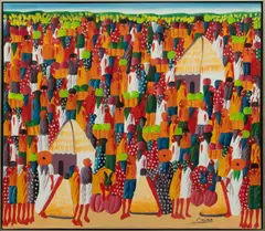 Laurent Casimir, Untitled, Oil on Canvas, Ca. 1980s