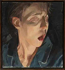 Jerome Witkin, Janet Carney Posing for Panel #1 'A Jesus for Our Time', 1986, Oil on Canvas Sketch