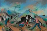 Joseph D. Raymond, Untitled, 1970, Oil on Canvas