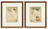 Spring (Apples) And Summer (Oranges) by Pair of Louis Icart, Intaglio Prints on Paper, sold May 2025