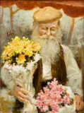 Richard Judson Zolan, Spring Flowers, Oil on Canvas