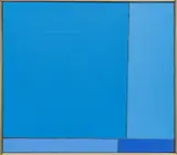 Ludwig Sander, Blue, 1966, Oil on Canvas