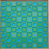 Wallace Mitchell, Stand Pat, 1968, Acrylic, Wood And Plexiglas