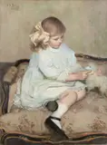 Lila Cabot Perry, Untitled, 1880-1910, Oil on Canvas Mary And Her Little Lamb