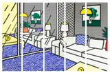 Roy Lichtenstein, Screenprints (Five Panels), on Paper Technologies Inc. Waterleaf Paper 1992