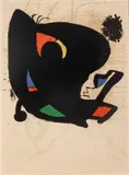 L'Oevre Graphique Musee D'Art Moderne by Joan Miró, 1974, Lithograph in Colors on Wove Paper, sold Apr 2025