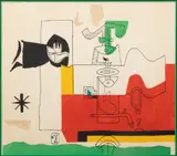 Le Corbusier, Totem, circa 1963, Lithograph in Colors on Wove Paper