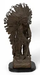 Standing Bear by Carl Kauba, Bronze Sculpture, sold Apr 2025