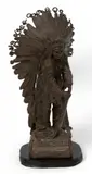 Carl Kauba, Standing Bear, Bronze Sculpture