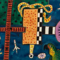 Alan Davie, Bird Thoughts No. 3, 1969, Watercolor And Gouache on Paper, January