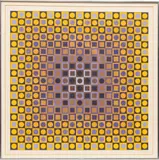 Victor Vasarely, Permutations Alom, Serigraph in Colors on Wove Paper