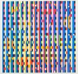 Yaacov Agam, Untitled, from Solfege, Transformation, Fusion, 1971, Screenprint in Colors on Wove Paper