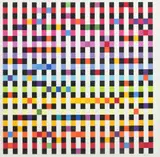 Yaacov Agam, Untitled, from Solfege, Transformation, Fusion, 1971, Screenprint in Colors on Wove Paper