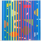 Yaacov Agam, Untitled, from Solfege, Transformation, Fusion, 1971, Screenprint in Colors on Wove Paper