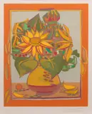 Françoise Gilot, Sunflowers with Fallen Petals