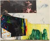 Paul Schwarz, Residua #49, 1996, Alkyd, Paper And Collage