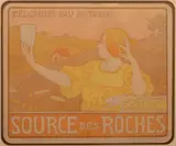 Paul Berthon, Source Des Roches/Delicieuse Eau De Table, circa 1899, Lithograph in Colors on Cream Wove Paper