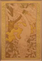 Paul Berthon, Le Livre De Magda, circa 1898, Lithograph in Colors on Cream Wove Paper