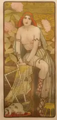 Paul Berthon, Salome, circa 1898, Lithograph in Colors