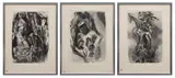 William Gropper, Fear, Gossip Mongers, Dictatorship, Lithographs on Paper