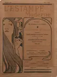 Alphonse Mucha, Femme a La Plume (L'Estampe Moderne), circa 1899, Lithograph on Paper