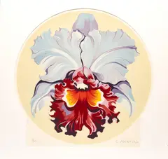 Lowell Nesbit, Floral, 1981, Serigraph on Paper