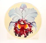 Lowell Nesbit, Floral, 1981, Serigraph on Paper