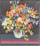 Johanna Haas, Floral Still Life, Oil on Canvas, Ca. 20th Century