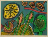 Guillaume Von Beverloo Corneille, Une Reve Vigital, 1970, Lithograph in Colors on Paper