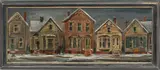 Karl Firth, Corktown, Detroit, 1954, Oil on Masonite