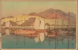 Hiroshi Yoshida, Waiting for the Tide, circa 1930, Woodblock Print on Paper