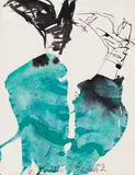 Georg Baselitz, Ohne Titel, 2006, Pen and India ink