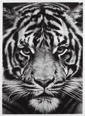 Robert Longo, Tiger, 2012, Pigment print