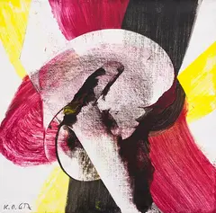 Karl Otto Götz, Lezuk II, 2012, Acrylic on canvas