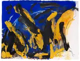 Emil Schumacher, GG-8/1993, 1993, Mixed media