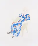 David Hockney, Celia in a Wicker Chair, 1974, Etching in colors