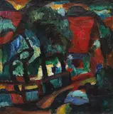 Eberhard Viegener, Haus in Bäumen
